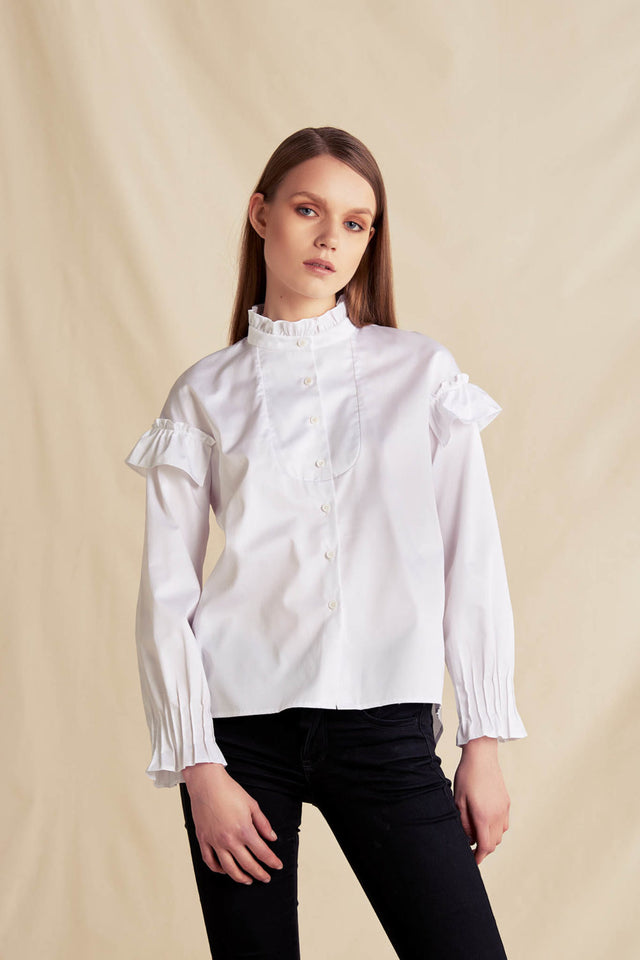 EMMA RUFFLED SHIRT